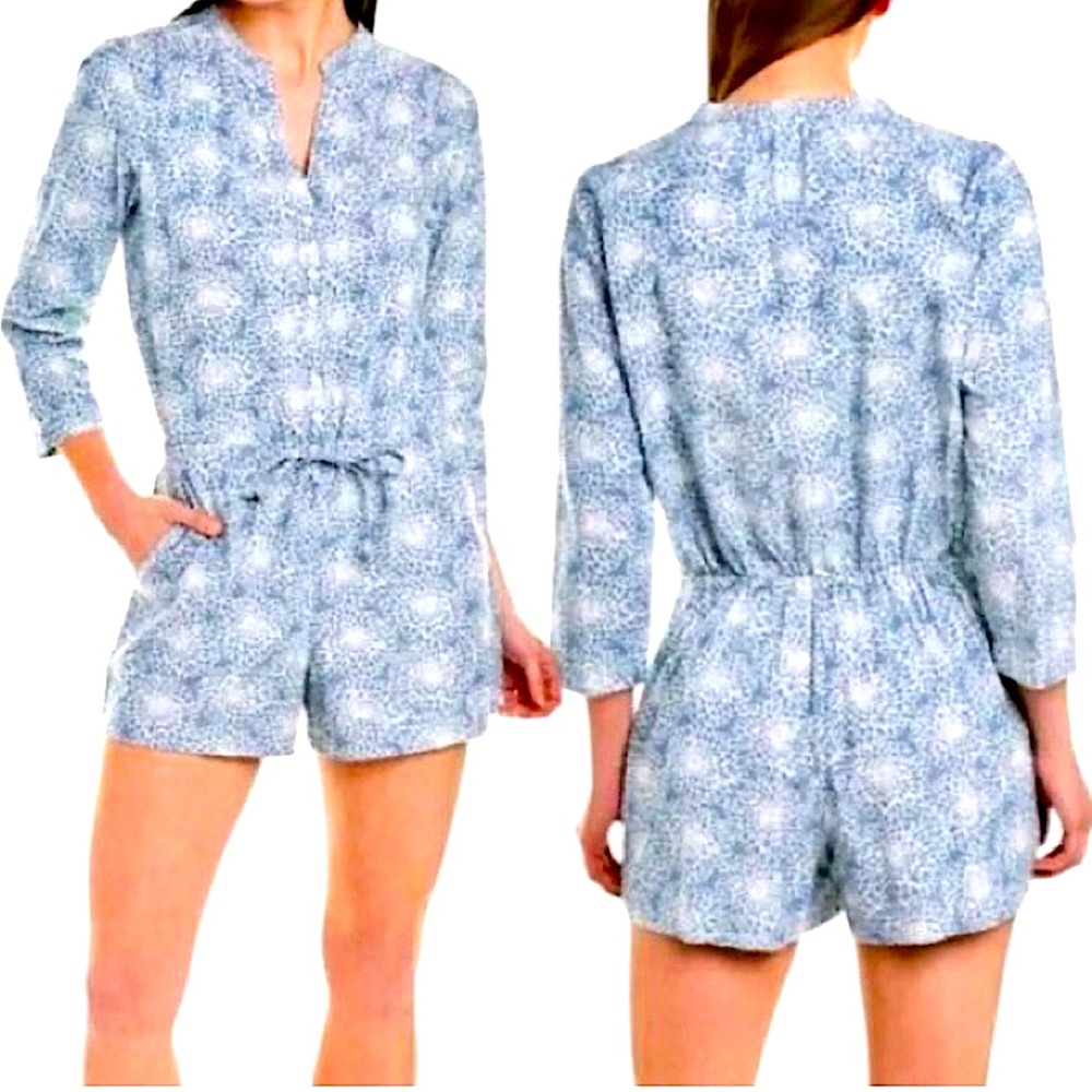 JCrew Mercantile Printed Romper Size 12